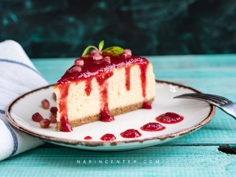 how-to-make-pomegranate-cheesecake